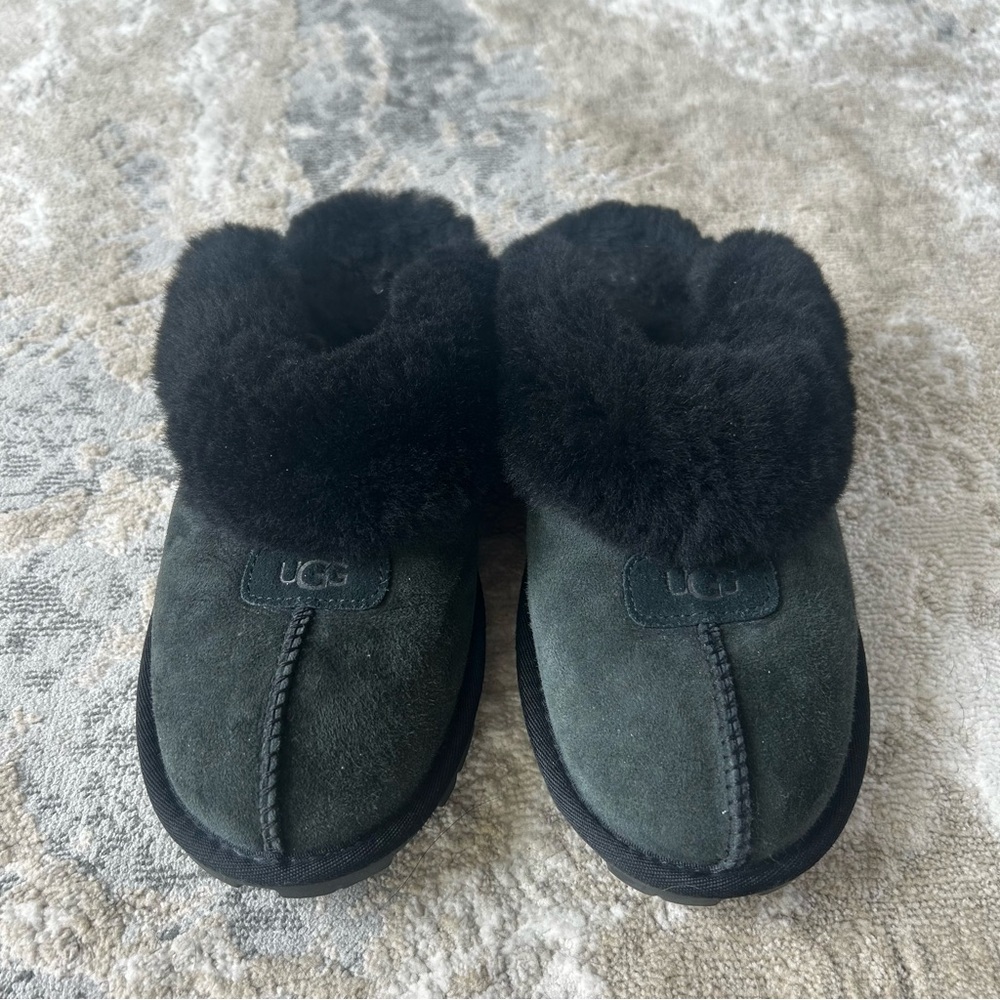 UGG Coquette Black Slippers